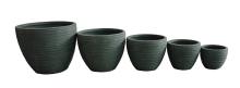 Rillen, 25cm - Couleur granit, cannel�, r�sine ciment