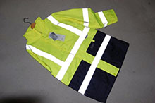 Veste  industrie - jaune / bleu