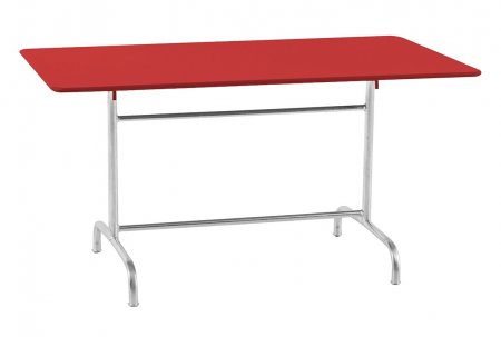 Table Rigi Schaffner  - 180x80 plateau rouge