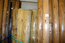 Tuteur bois - L 125 cm / 30 mm vert