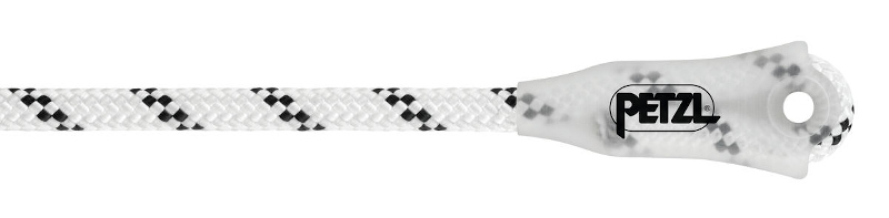 Corde Axis 11mm - 20m blanc terminaison cousue