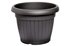 Pot pour plantes,plastique - Coste, Anthracite, 20cm� 14.8cm H