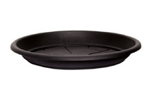 Soucoupe plastique - Coste, Anthracite, 20cm�