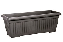 Caisse pour plantes,plastique - CosteAnthracite, 40x20cm 17.3cm H