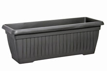 Caisse pour plantes,plastique - CosteAnthracite, 60x20cm 17.3cm H