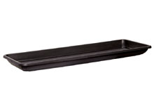 Soucoupe plastique - CosteAnthracite, 78x19cm 3.2cm H