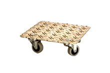 Support � roulettes - Alu Quadro, charge 80kg 25x25cm