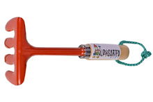 R�teau � main - Alpi m�tal, 4 dents, 195mm long.