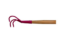 Croc Larron - En acier, 3 dents, 65mm, manche 76cm