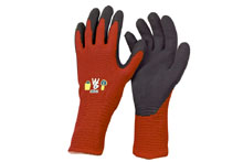 Gants Alpi Rouge - Burgundy, en nylon et latex, grandeur 6 