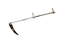 Faux � broussailles - avec manche en tube d�acier, lame 500mm long.