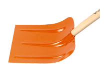 Pelle � neige ALU orange - Manche en fr�ne long. 140cm, grandeur 1, 1,7kg
