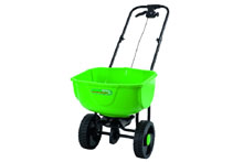 Chariot d��pandage  - M�tal et plastique,cuve 15 l, largeur d��pandage env.2-3m, pour sel,sable,graines,engrais,gravillons