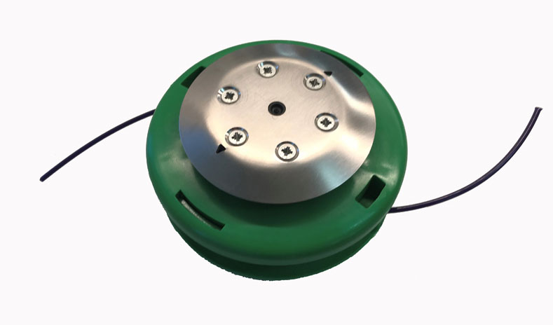 T�te de d�broussailleuse - inox automatique verte t�te