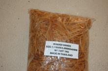 Elastique 60x3 mm - brun, env. 1�700 p. / kg