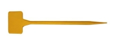 Etiquettes � planter 45� 35cm - 20pc jaune